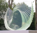 Glas-Objekt / Skulpture